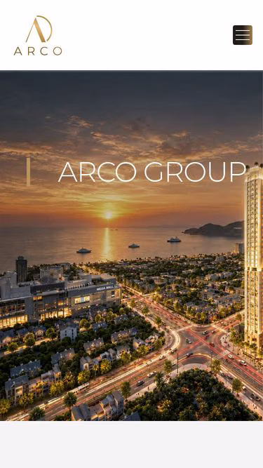 Screenshot of arcogroup.com.vn
