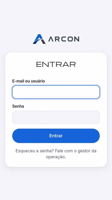 Screenshot of arcon.app.br