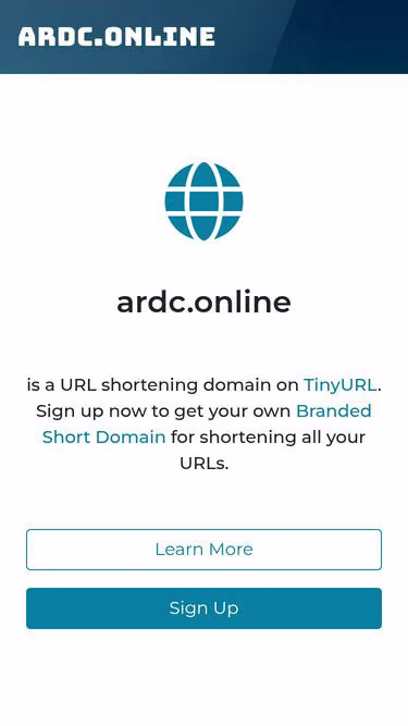 Screenshot of ardc.online