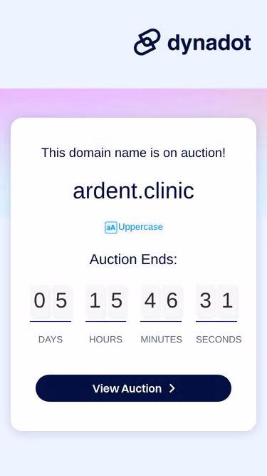 Screenshot of ardent.clinic