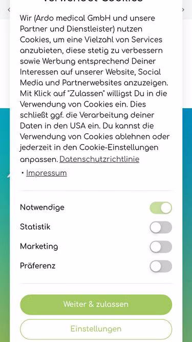 Screenshot of ardo.shop