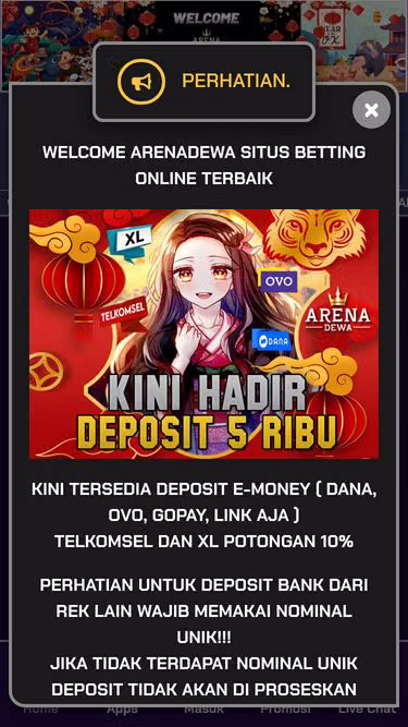 Screenshot of arenadewa.io