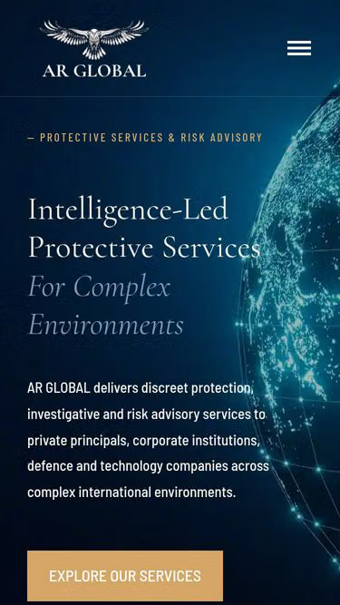 Screenshot of arglobal.co.uk