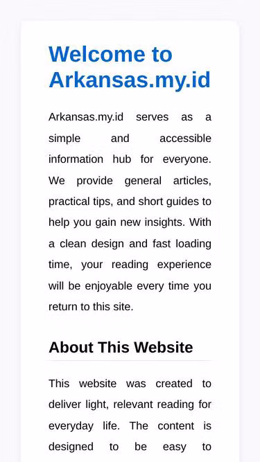 Screenshot of arkansas.my.id