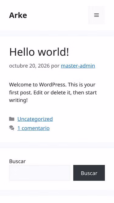 Screenshot of arke.pe