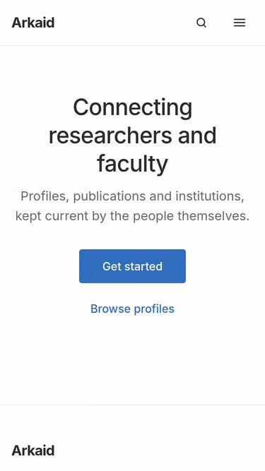 Screenshot of arkin.club