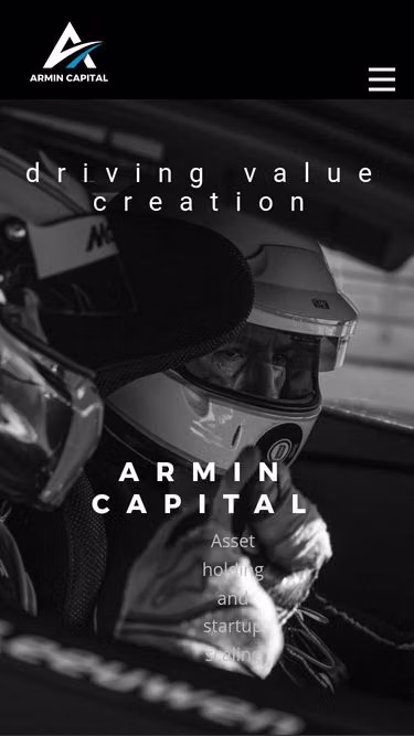 Screenshot of armin.capital