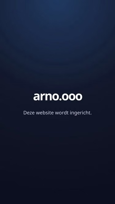Screenshot of arno.ooo