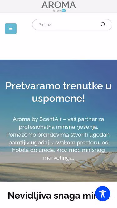 Screenshot of aroma.hr