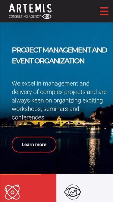 Screenshot of artemis.agency