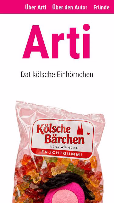 Screenshot of arti.koeln