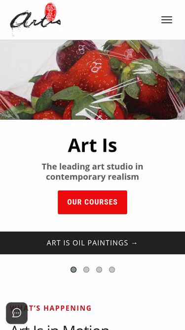 Screenshot of artis.sg