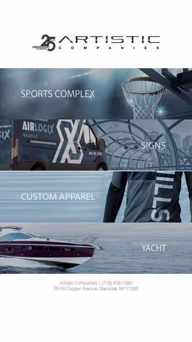 Screenshot of artistic.company