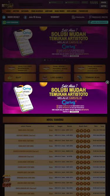 Screenshot of artistoto.win
