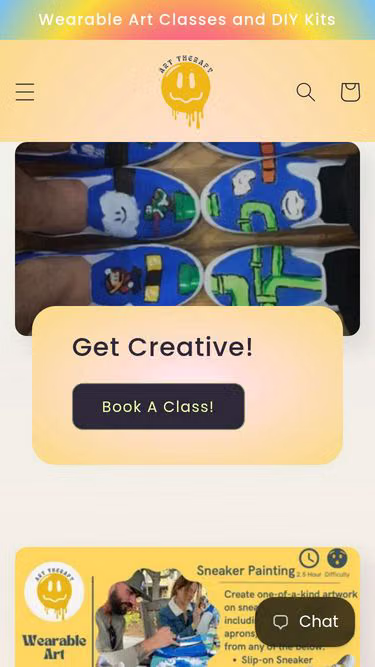 Screenshot of arttherapy.studio