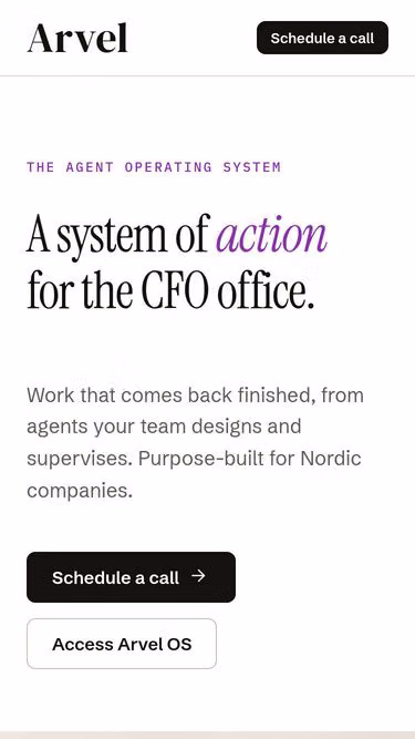 Screenshot of arvel.io