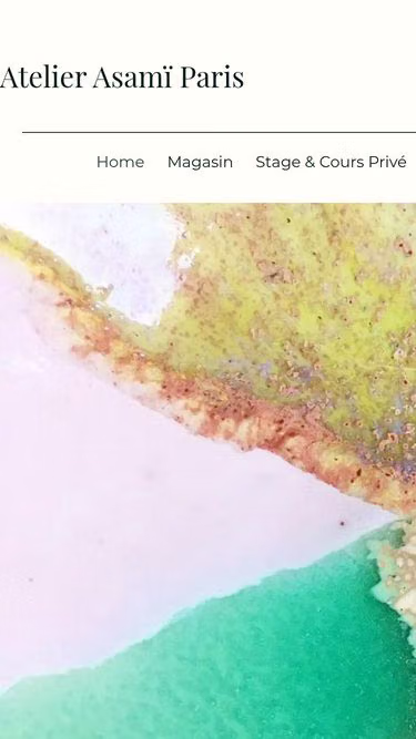 Screenshot of asami.fr