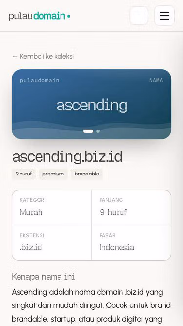 Screenshot of ascending.biz.id