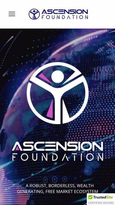 Screenshot of ascension.foundation