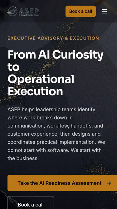 Screenshot of asep.ai