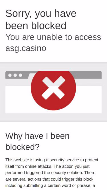 Screenshot of asg.casino