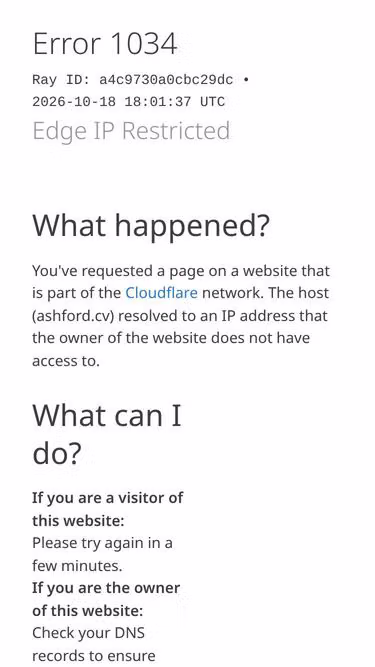Screenshot of ashford.cv