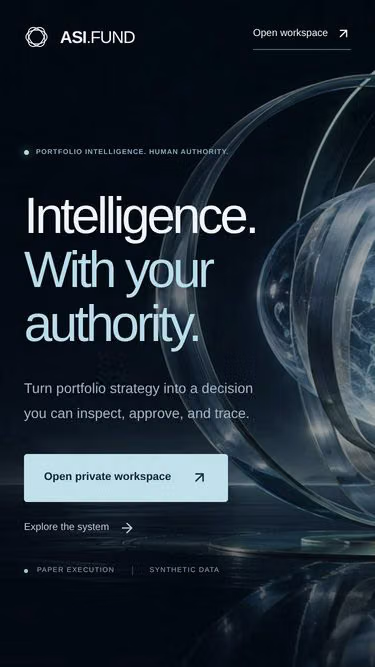 Screenshot of asi.fund