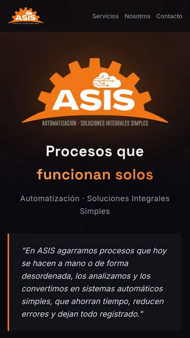 Screenshot of asis.bo