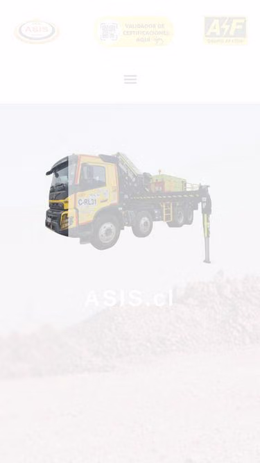 Screenshot of asis.cl