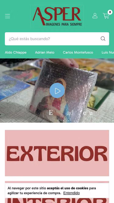 Screenshot of asper.com.ar