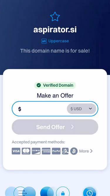 Screenshot of aspirator.si