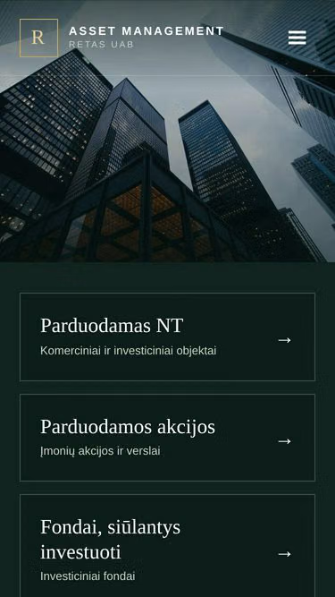 Screenshot of assetmanagement.lt