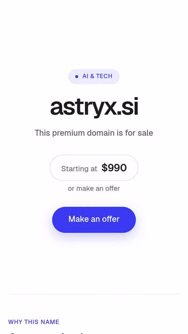 Screenshot of astryx.si