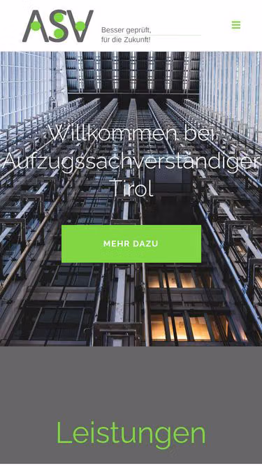 Screenshot of asv.tirol