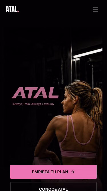 Screenshot of atal.fitness