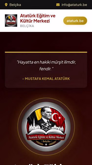 Screenshot of ataturk.be