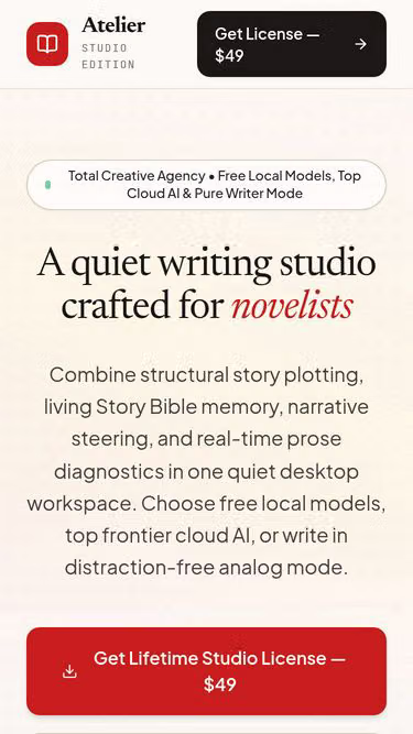 Screenshot of atelier.pub