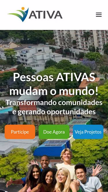 Screenshot of ativa.social.br
