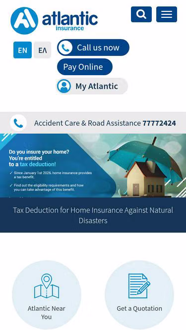 Screenshot of atlantic.com.cy