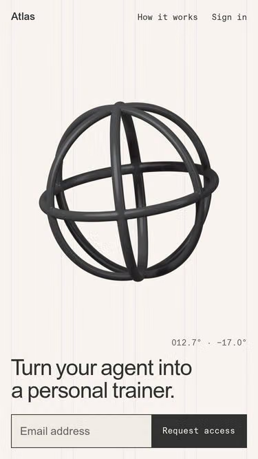Screenshot of atlas.training