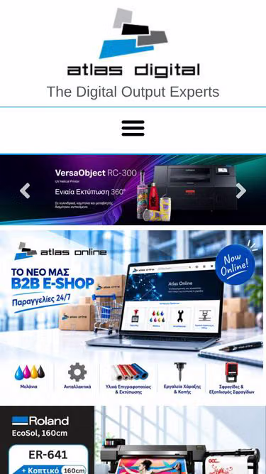 Screenshot of atlasdigital.eu