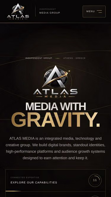 Screenshot of atlasmedia.gr