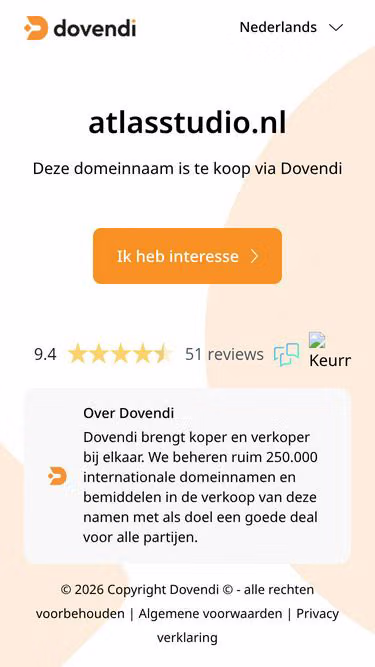 Screenshot of atlasstudio.nl