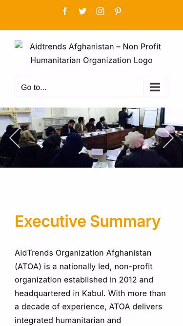 Screenshot of atoa.ngo