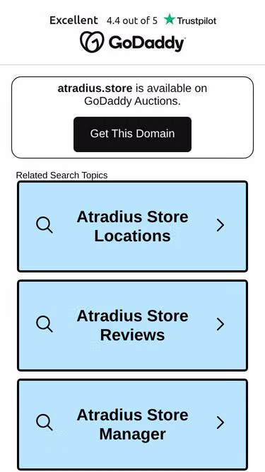 Screenshot of atradius.store