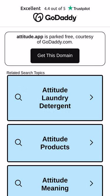 Screenshot of attitude.app