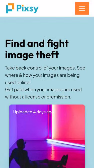 Screenshot of attribution.pictures