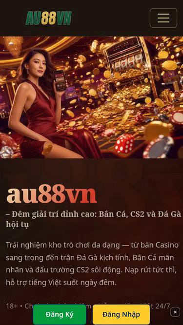 Screenshot of au88vn.cam