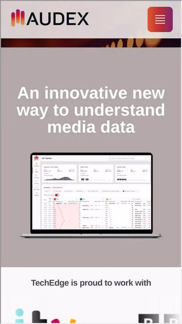 Screenshot of audex.media