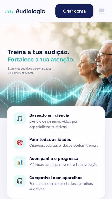 Screenshot of audiologic.app
